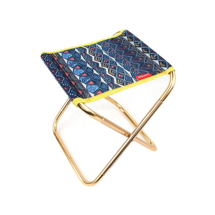 CLS 7075 Aluminum Alloy Fishing Chair Portable Camping Train Stool, Size: 24.8x22.5x27cm, CLS 7075(Ocean), CLS 7075(Scorching Sun), CLS 7075(Black)