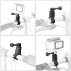 Aluminum Alloy Bicycle Mounting Bracket Bicycle Clip For Action Camera, Black, Red, Blue