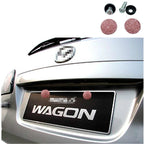 Car License Plate Modification Screw Cap Diamond-encrusted Solid Seal Anti-theft Screws, White, Pink, Black, Red, Lake Blue, Green, Bright Black