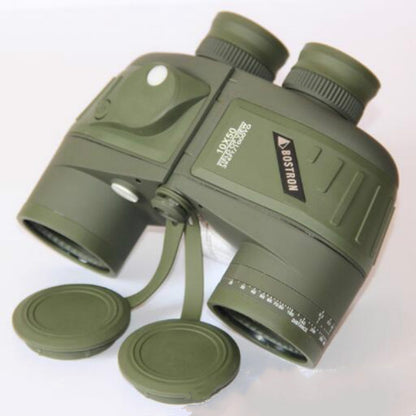 Bostron Telescope High-definition Navigation Floating 10X50 with Compass Waterproof Ranging Low Light Level Night Vision Binoculars, 10X50
