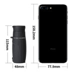 8X25 Portable Monocular Binoculars Large-field Low-light Night Vision Telescope, 8x25