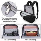 CADeN L4 Double-layer Casual Business Computer Backpack USB Multi-function Digital Camera Bag, TBD0374479001D, TBD0374479001L, TBD0374479001A, TBD0374479001B