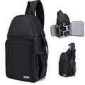 CADeN D15 Messenger Single Shoulder Multifunction Open Cover Photography Backpack Outdoor Leisure SLR Camera Backpack, D15