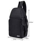 CADeN D15 Messenger Single Shoulder Multifunction Open Cover Photography Backpack Outdoor Leisure SLR Camera Backpack, D15
