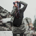 CADeN D15 Messenger Single Shoulder Multifunction Open Cover Photography Backpack Outdoor Leisure SLR Camera Backpack, D15