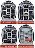 CADeN USB SLR Camera Bag Canon Nikon Professional  Waterproof Portable Unisex Camera Bag