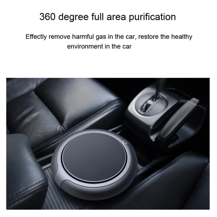 Intelligent Formaldehyde Removal Haze Negative Ion Solar Car Air Purifier, Solar Car Air Purifier(Black), Solar Car Air Purifier(Gold)