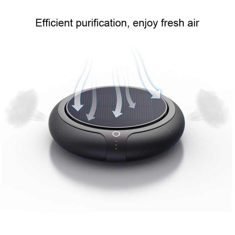 Intelligent Formaldehyde Removal Haze Negative Ion Solar Car Air Purifier, Solar Car Air Purifier(Black), Solar Car Air Purifier(Gold)