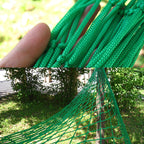 9 Strand Nylon Rope Hammock Portable Camping Leisure Mesh Hammock, 240x80cm Blue, 240x80cm Green, 240x80cm Orange, 240x80cm Red, 240x80cm Military Green
