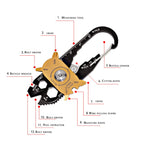 20 in 1 Stainless Steel Wrench Screwdriver Creative Roulette Multifunctional Combination Tool Outdoor Survival Tool, 20 in 1