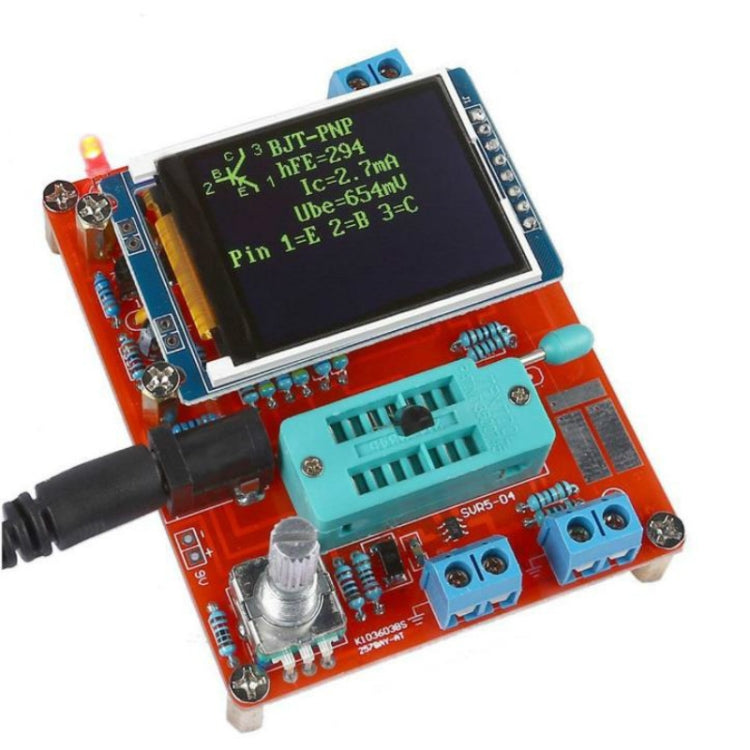 GM328 Transistor Tester Frequency Tester, Black English