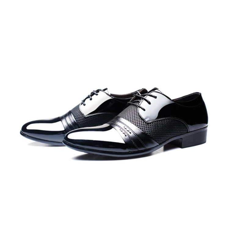 Flat Shoes Breathable Men Business Dress Shoes, 38, 39, 40, 41, 42, 43, 44, 45, 46, 47, 48