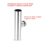 BSET MATEL Marine Hardware 316 Stainless Steel Fishing Rod Seat Yacht Sea Fishing Bracket, 19-26mm, 26-32mm