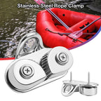 Marine Sailboat 316 Stainless Steel Pulley Rope Clamp, 316 Stainless Steel