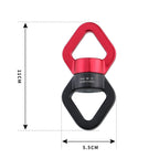 Anti-knot Rock Climbing Caster Fixed Connector Downhill Retarder