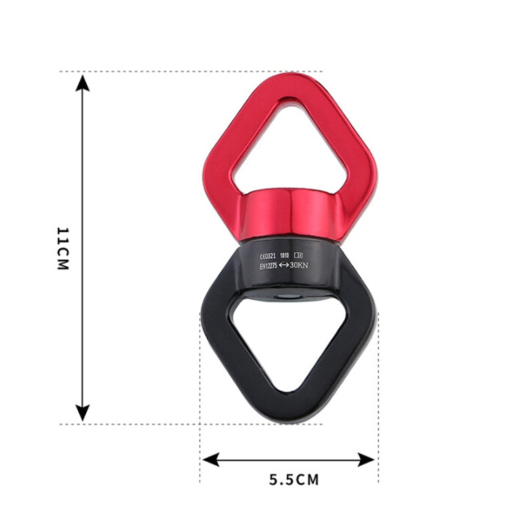 Anti-knot Rock Climbing Caster Fixed Connector Downhill Retarder
