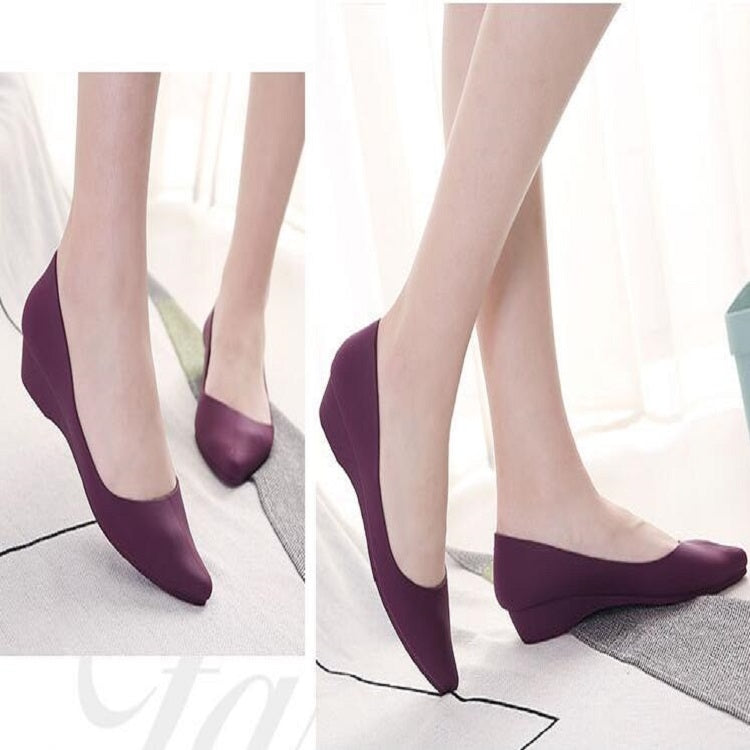 Shallow Mouth Square Head Single Shoes, 39, 38, 40