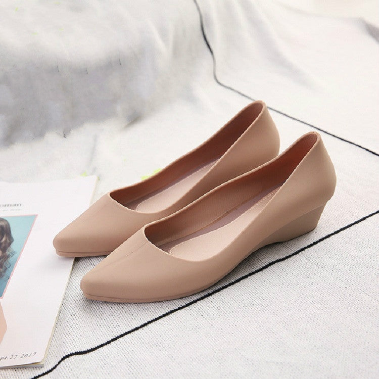 Shallow Mouth Square Head Single Shoes, 39, 38, 40