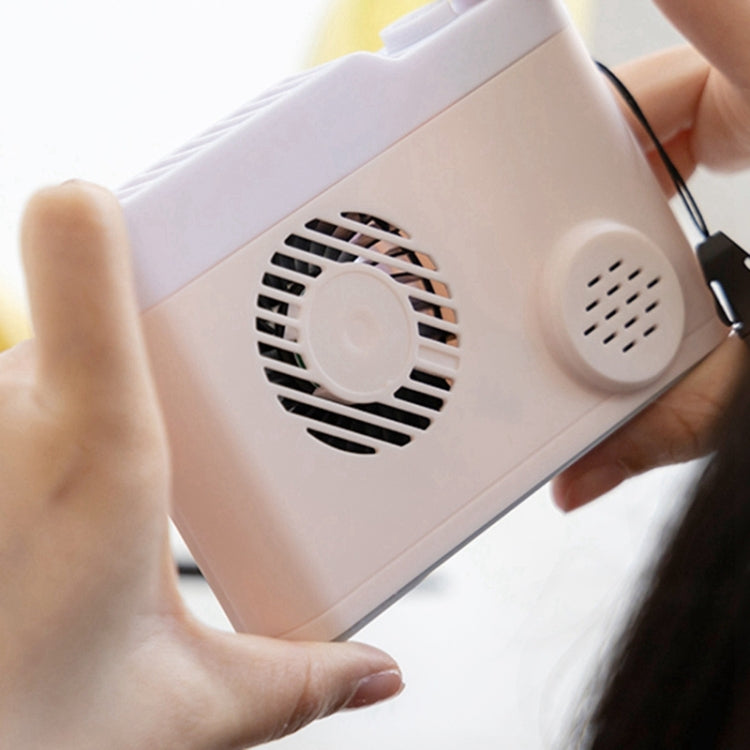 Portable Mini Usb Charging Camera Fan Hanging Neck Small Fan