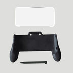 KJH 3 in 1 Handgrip Kit Game Grip + Crystal Ccover + Touch Pen for NEW 2DSLL, For NEW 2DSLL