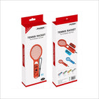 BODE Left and Right Small Handle Tennis Racket NS Game Grip Sports Game Handle TNS1843 for Switch, Tennis Racket (Red and blue)