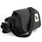 Universal DSLR Camera Shoulder Bag Canvas Photo Handbag, External size: 19 x 17 x 10mm