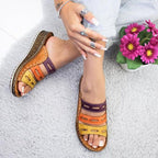 Vintage Casual Thick Bottom Wedges Open Toe Slippers for Women, 35, 36, 37, 38, 39, 40, 41, 42, 43