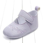 Baby Girl First Walkers PU Leather Cute Princess Crib Shoes, 11cm, 12cm, 13cm