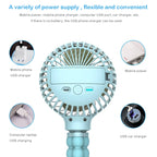 Octopus Deformed Cartoon Folding USB Rechargeable Mini Handheld Fan