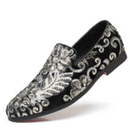 Men Casual Fashion Glitter Shoe Slip-on Shoes Loafers, 38, 39, 40, 41, 42, 43, 44, 45, 46, 47, 48