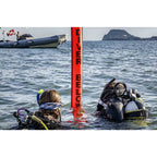 210D Nylon Automatic Seal Safety Signal Diving Mark Diving Buoy, 120 x 15cm, 120 x 18cm, 150 x 15cm, 150 x 18cm, 180 x 15cm, 180 x 18cm