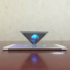 10 PCS 3D Pyramid Magic Projection Mobile Phone Simple Holographic Projection Film