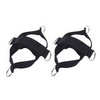 1 Pair Fitness Shoe Cover Pull Rope Fitness Equipment Straps, 1 Pair Pull Rope (Black)