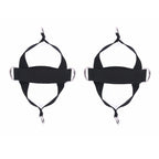 1 Pair Fitness Shoe Cover Pull Rope Fitness Equipment Straps, 1 Pair Pull Rope (Black)