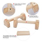 Wooden Single Parallel Bars Upside Down Exercise Stand Push-up Stand, Size: 50cm, Wooden Push-up Bracket