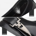 Men Set Business Dress Shoes PU Leather Pointed Toe Oxfords Shoes, 47, 48