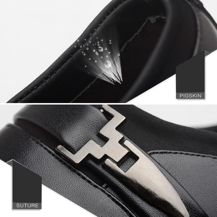 Men Set Business Dress Shoes PU Leather Pointed Toe Oxfords Shoes, 47, 48