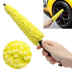 Universal Auto Car Accessories Car Rims Care Tire Wheel Washing Brush Plastic Handle Vehicle Wheel Cleaning Brush Washing Sponge, Wheel Cleaning Brush