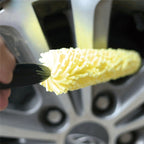 Universal Auto Car Accessories Car Rims Care Tire Wheel Washing Brush Plastic Handle Vehicle Wheel Cleaning Brush Washing Sponge, Wheel Cleaning Brush