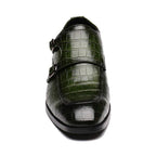 Crocodile Pattern Business Flat Bottom Leather Formal Shoes, 38, 39, 40, 41, 42, 43, 44, 45, 46, 47, 48