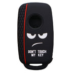 Do not Touch My Key Style Silicone Car Key Cover for Volkswagen Jetta Polo Passat Skoda Tiguan Golf, For Volkswagen Jetta Polo Passat Skoda Tiguan Golf