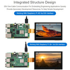 Waveshare 5 Inch DSI Display, 800 × 480 Pixel, IPS Display Panel, 5 inch No Touch, 5 inch Touch Display