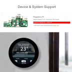 Waveshare 3.4 inch DSI Round Touch Display, 800 × 800, IPS, 10-Point Touch, 3.4 inch DSI