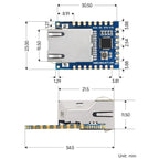 Waveshare UART TO ETH (B) TTL UART To Ethernet Mini Module, UART TO ETH (B)