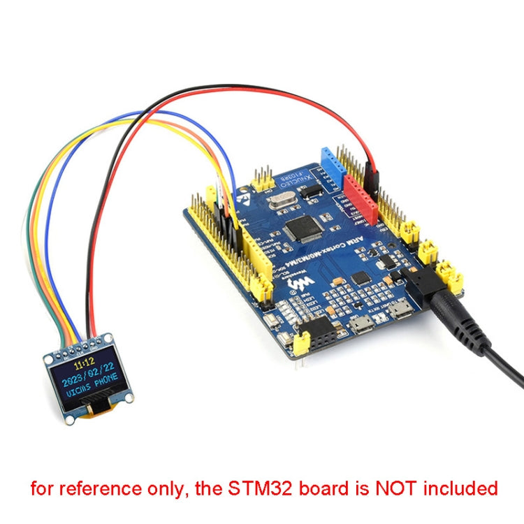 Waveshare 0.96 inch OLED Display Module, 128×64 Resolution, SPI / I2C Communication, 0.96 inch OLED (C Yellow Blue), 0.96 inch OLED (D White), 0.96 inch OLED (E Blue)