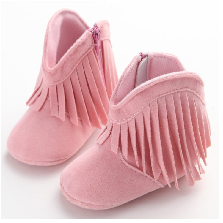 Baby Boots Toddler Shoes Infant First Walker Soft Sole Newborn Crib Shoes, 11cm