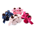 Baby Girl  Bow Lace Up PU Leather Princess First Walkers Shoes, 13cm