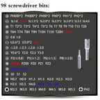 110 in 1 Magnetic Plum Screwdriver Mobile Phone Disassembly Repair Tool, 110 in 1