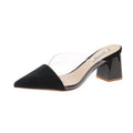 Fashion Pointed Head Thick Bottom Sandals Slippers, 34, 35, 36, 37, 38, 39
