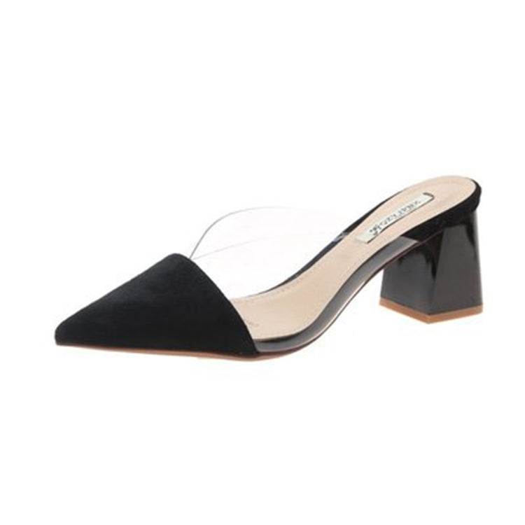 Fashion Pointed Head Thick Bottom Sandals Slippers, 34, 35, 36, 37, 38, 39
